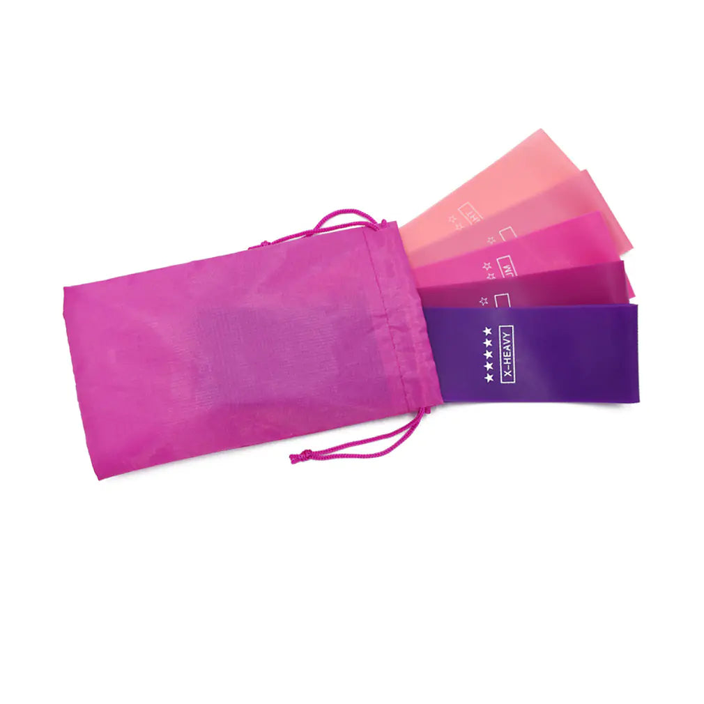 Red Gradient Resistance Bands for Fitness and Rehab