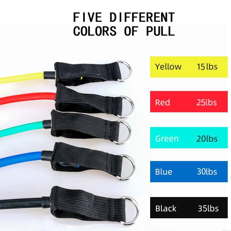 Adjustable Resistance Yoga & Fitness Suspension Rope Set