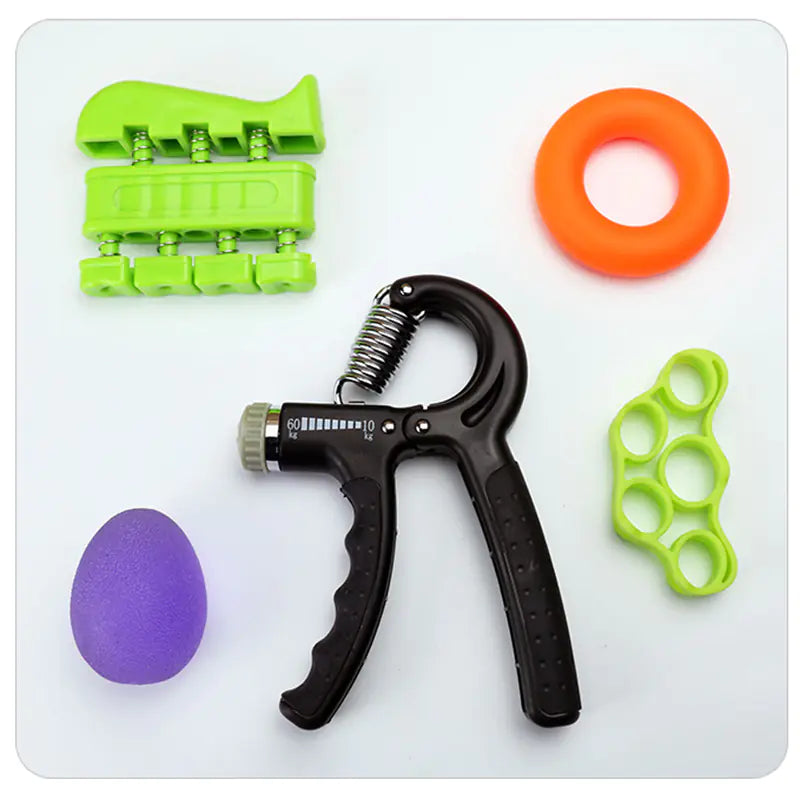 Adjustable Hand Grip Strength Training Set (5 Pieces)