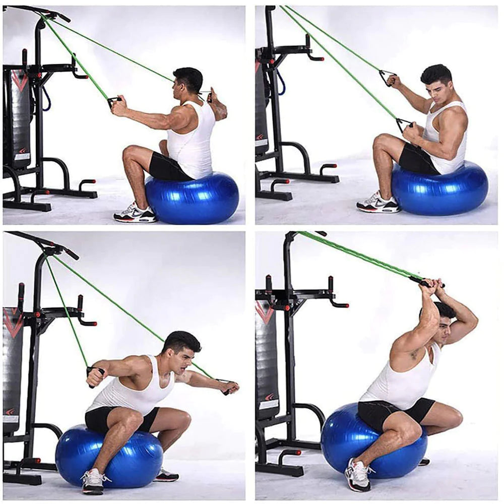 Adjustable Resistance Yoga & Fitness Suspension Rope Set